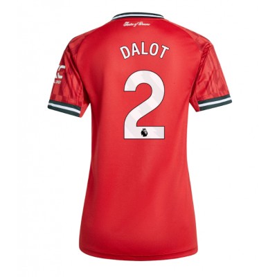 Manchester United Diogo Dalot #2 Hjemmedrakt Dame 2025-26 Kortermet Manchester United Diogo Dalot #2 Hjemmedrakt Dame 2025-26 Kortermet
